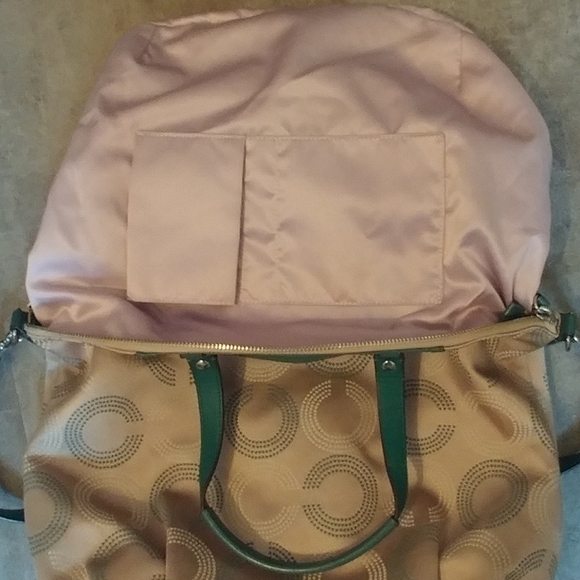 Coach Ashley Dotted OP Art North South Satchel Bag - Picture 16 of 16